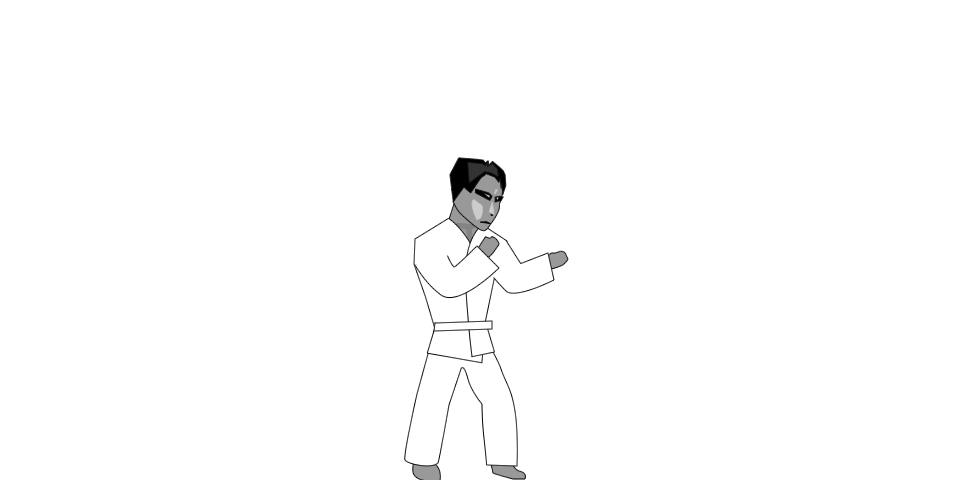 Jujitsu Fighting Stance