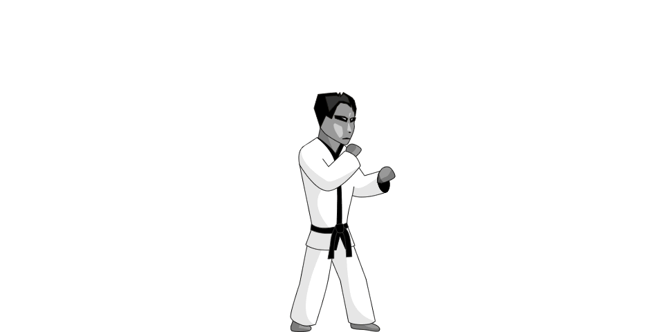 Taekwondo Gevechtshouding
