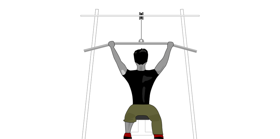 Back Muscles - Pulldown Behind Neck